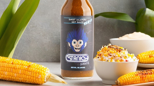 🌽 Spicy Street Corn (Elote) with Sweet Jalapeño Reaper Hot Sauce