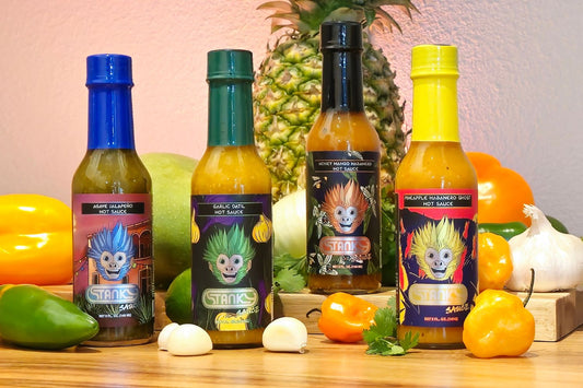 Stanky Sauce Adventure 4-Pack Hot Sauce Bundle
