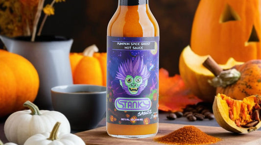 Pumpkin Spice Ghost Pepper Hot Sauce - Halloween