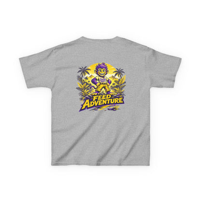 Stanky Sauce “Feed Adventure” Kids Graphic T-Shirt | Stanky The Monkey Graphic Tee