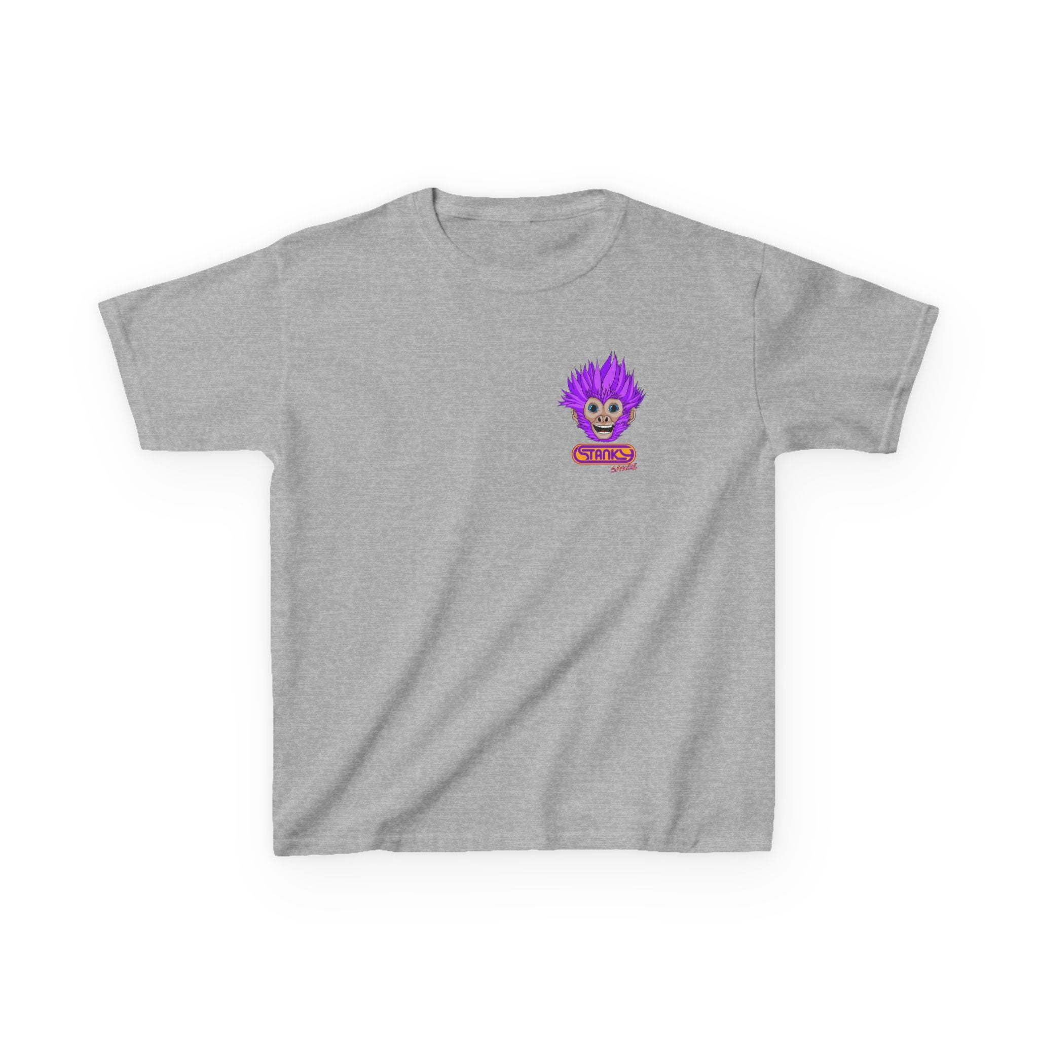 Stanky Sauce “Feed Adventure” Kids Graphic T-Shirt | Stanky The Monkey Graphic Tee