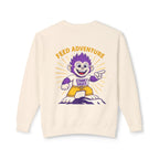 Feed Adventure Crewneck Sweatshirt – Stanky The Monkey Mascot Graphic