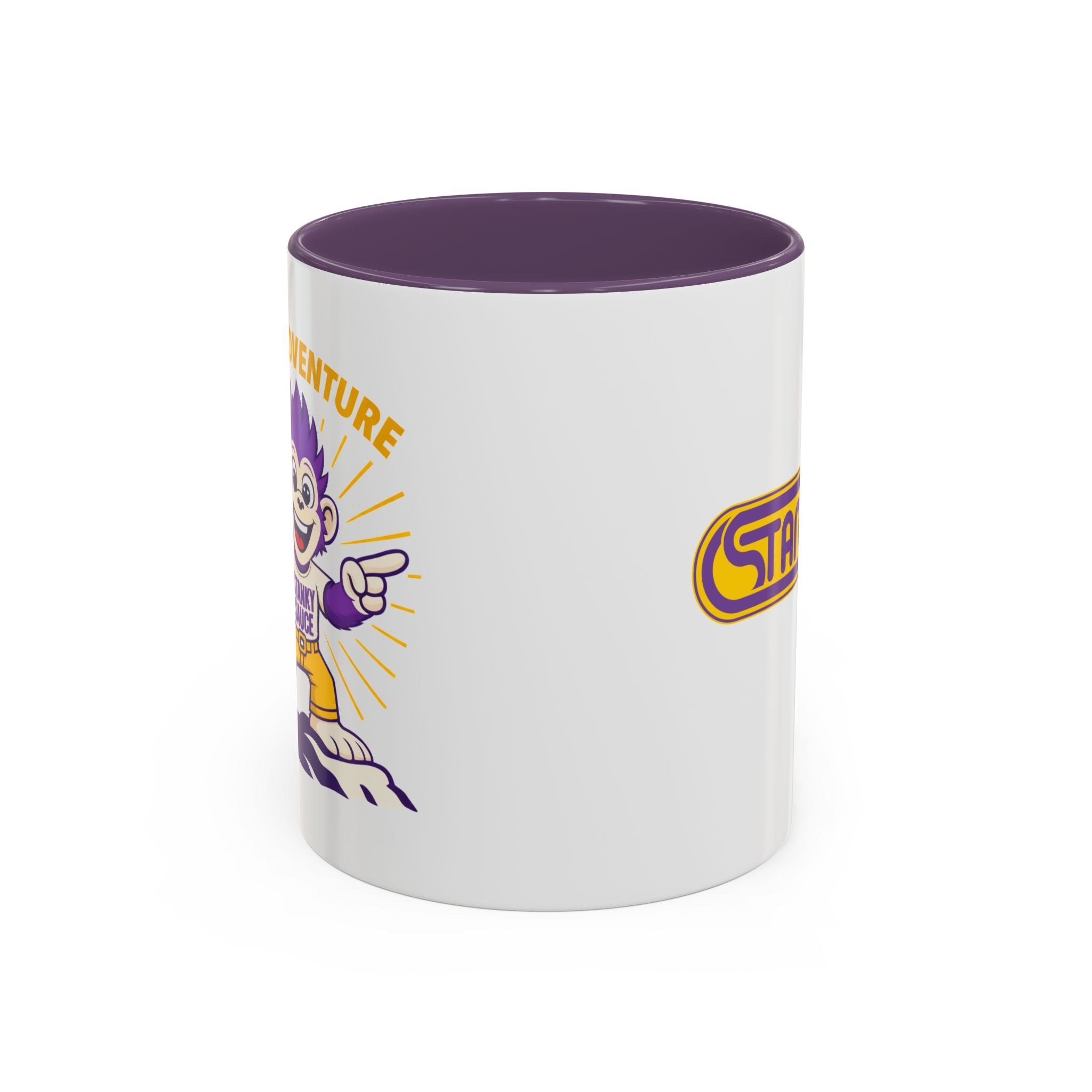 Stanky Sauce “Feed Adventure” Coffee Mug – Retro Logo Accent Mug (11oz / 15oz)