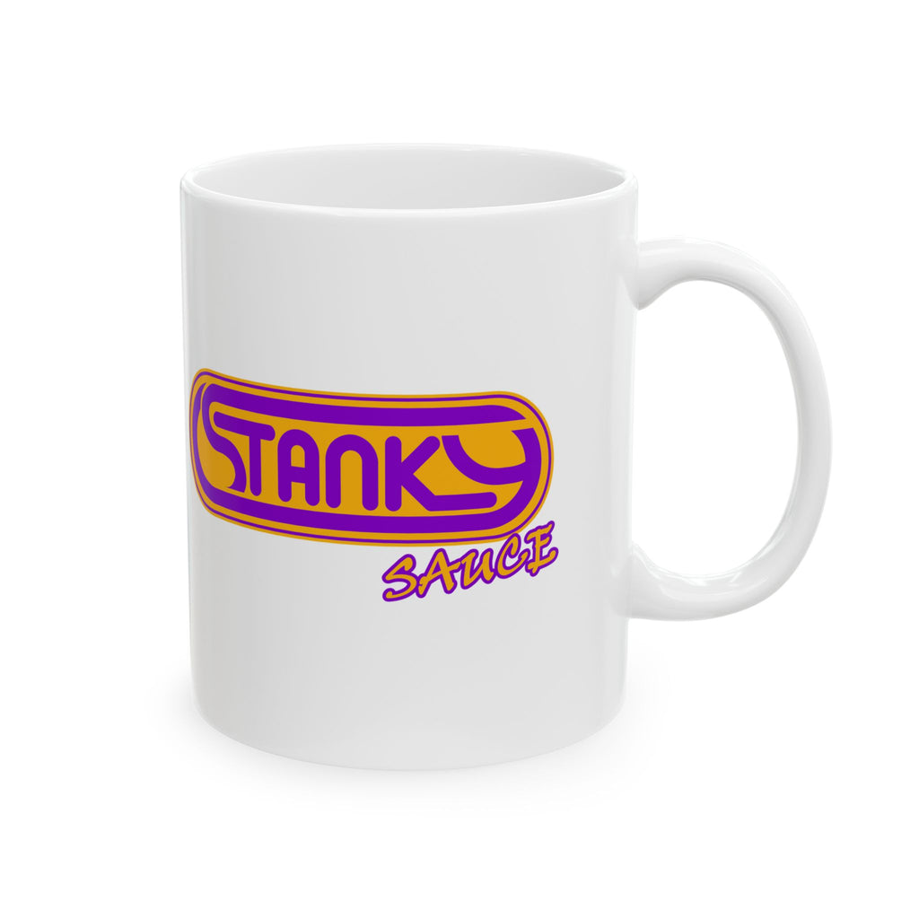 Retro Pop Art Skull Mug – Colorful Psychedelic Skull Coffee Cup (11oz/15oz)