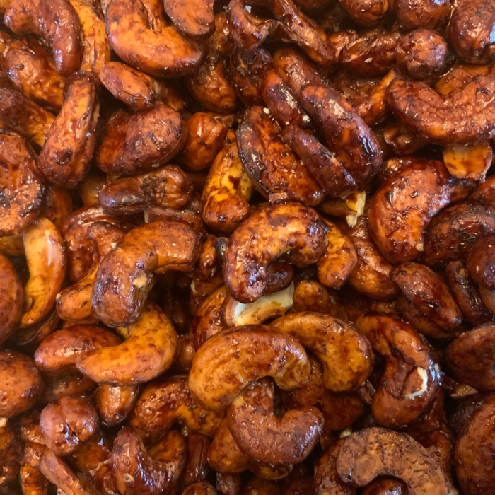 ROASTED CASHEWS Ghirardelli Chocolate French Vanilla