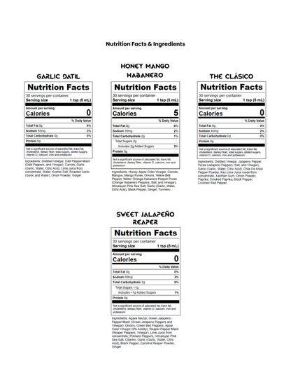 Stanky Sauce Hot Sauce Adventure 4-Pack – Premium Hot Sauce Gift Set