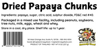 DRIED PAPAYA CHUNKS, Mouthwatering, Sweet and Delicious Dried Fruit Snack