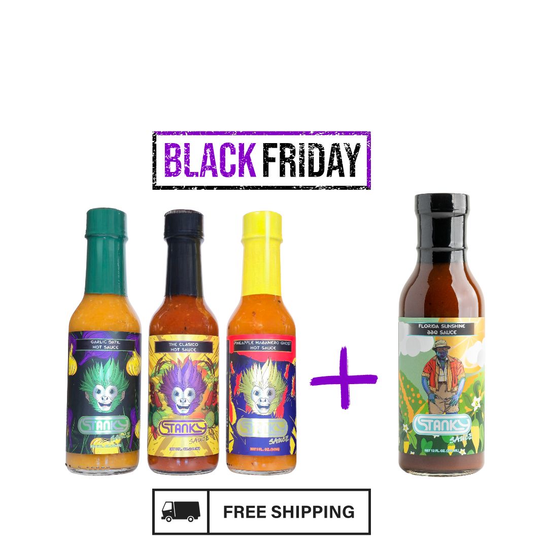 BLACK FRIDAY Stanky Sauce Adventure 3-Pack + BBQ Sauce (Free Shipping!)