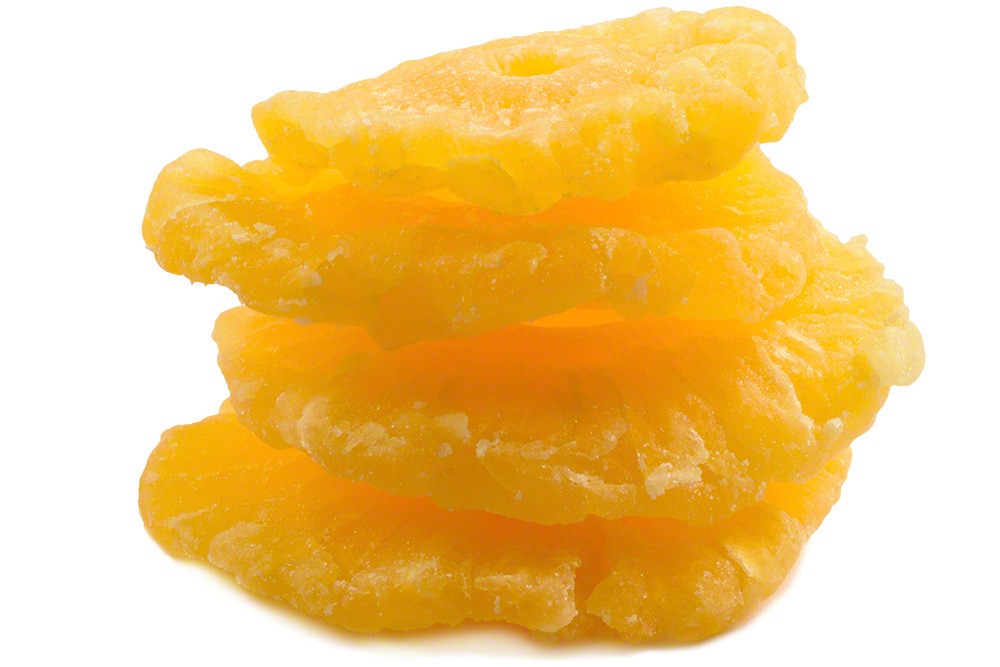 DRIED PINEAPPLE RINGS, Chewy, Sweet and Delicious Dried Fruit Snack