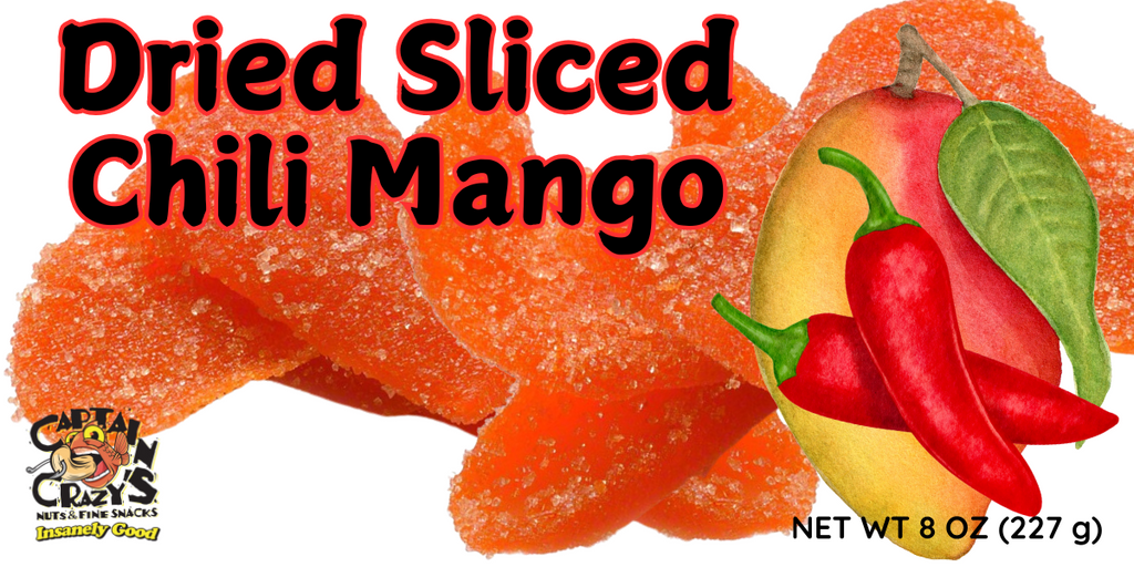 DRIED CHILI MANGO SLICES, Spicy, Sweet and Delicious Dried Fruit Snack