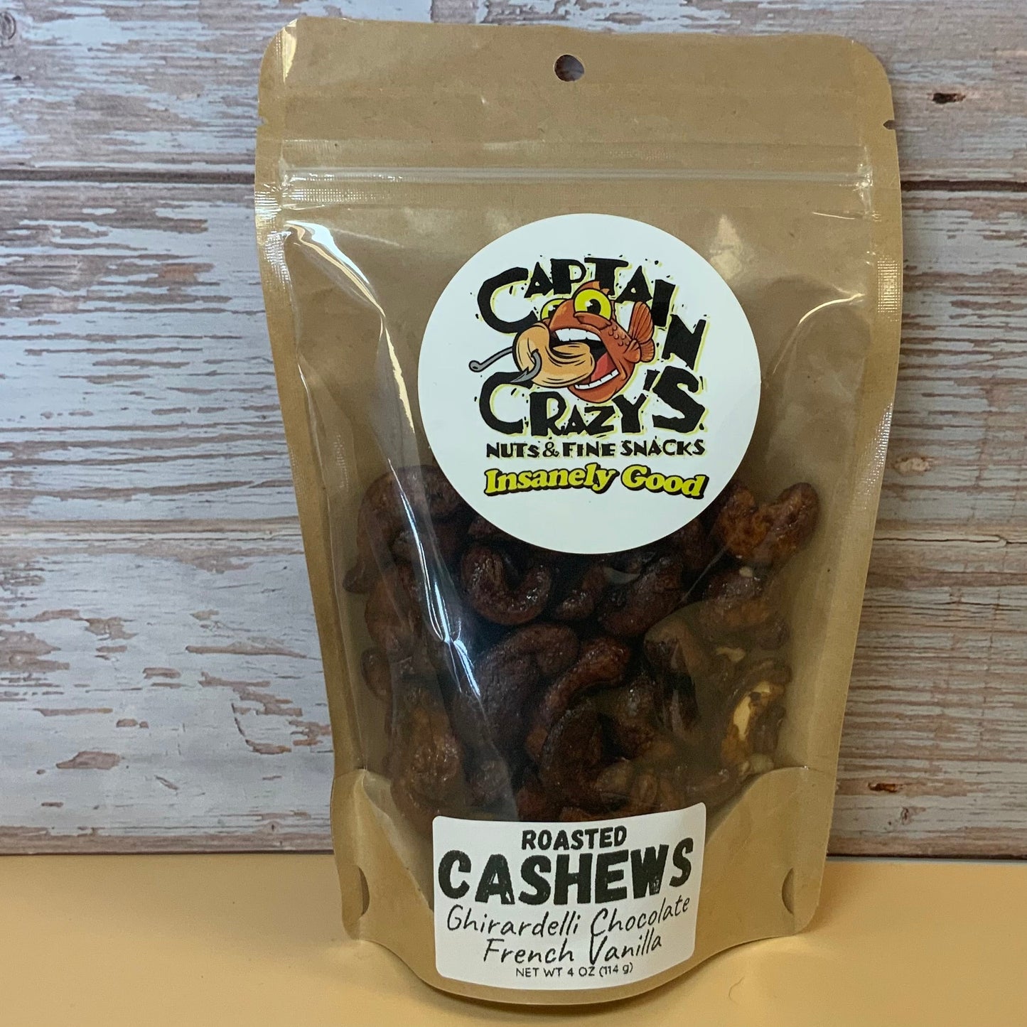 ROASTED CASHEWS Ghirardelli Chocolate French Vanilla