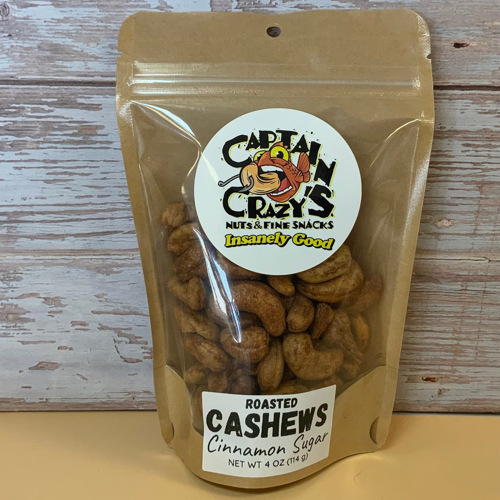 ROASTED CASHEWS Cinnamon Sugar