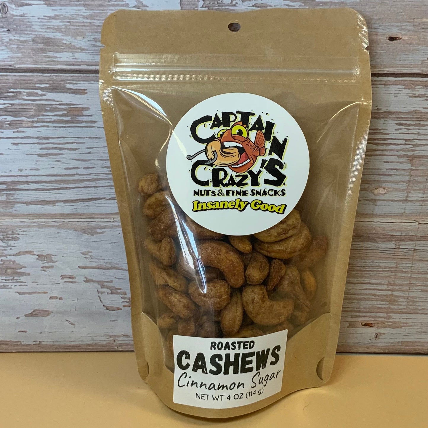 ROASTED CASHEWS Cinnamon Sugar