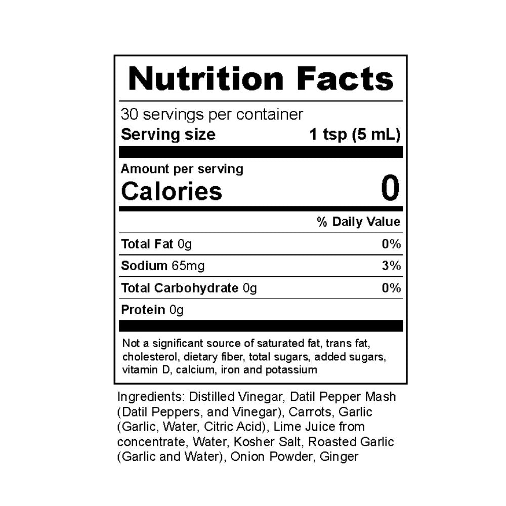 Garlic Datil Hot Sauce