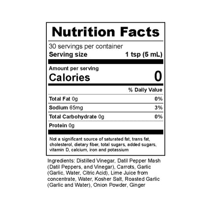 Garlic Datil Hot Sauce