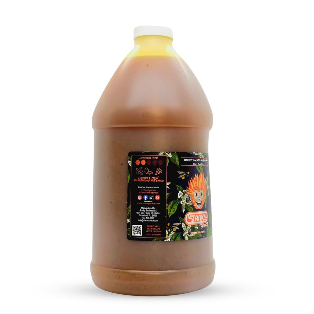 Honey Mango Habanero Hot Sauce 64oz Half Gallon
