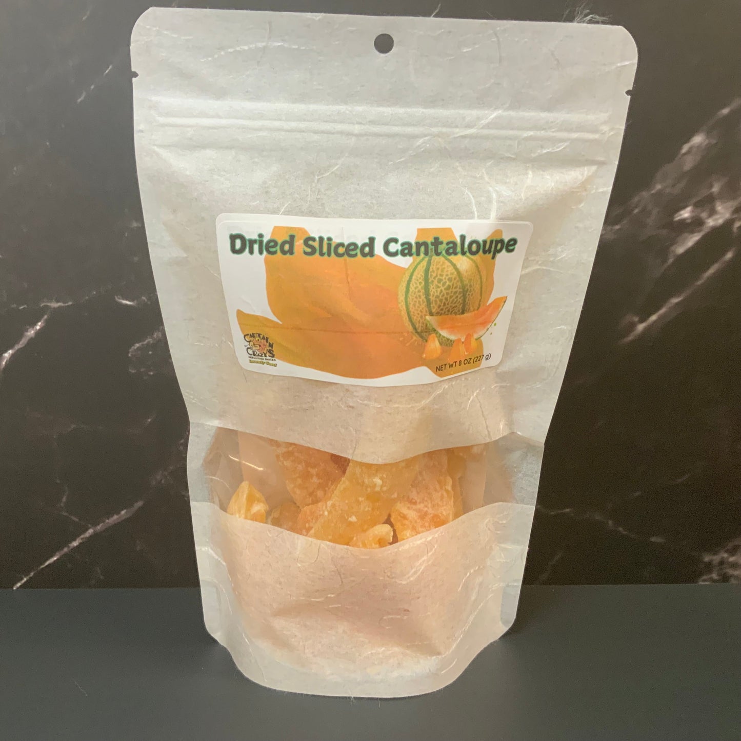 DRIED CANTALOUPE SLICES, Vibrant, Sweet and Delicious Dried Fruit Snack