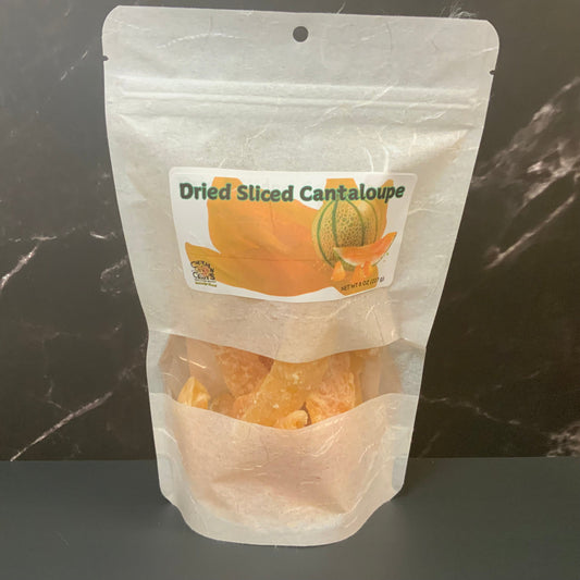 DRIED CANTALOUPE SLICES, Vibrant, Sweet and Delicious Dried Fruit Snack