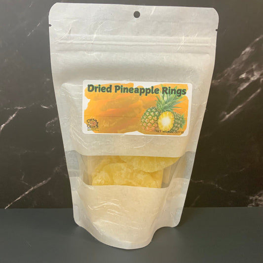 DRIED PINEAPPLE RINGS, Chewy, Sweet and Delicious Dried Fruit Snack