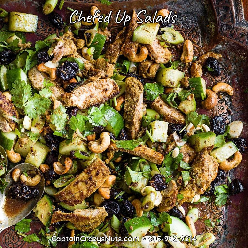 Buttery Garlic, Lemon & Herb Cashews