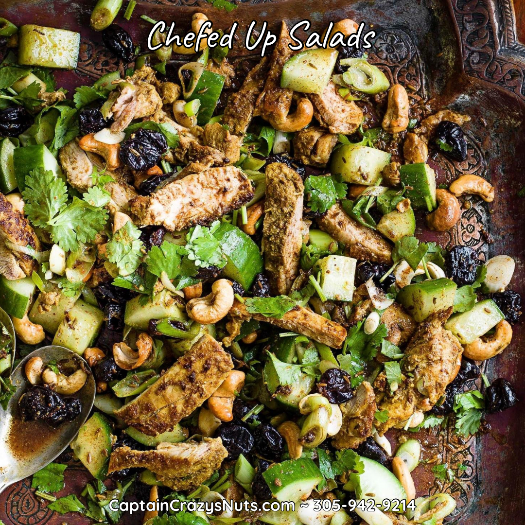 Buttery Garlic, Lemon & Herb Cashews