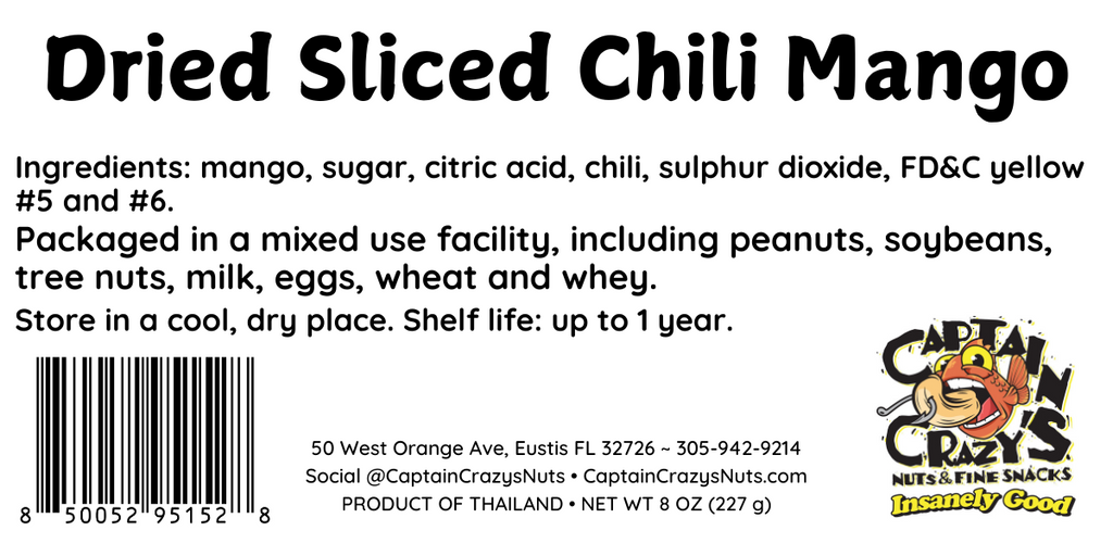 DRIED CHILI MANGO SLICES, Spicy, Sweet and Delicious Dried Fruit Snack