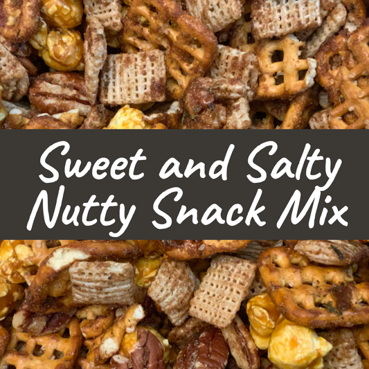 Sweet & Salty Nutty Snack Mix – Crunchy, Caramelized, Totally Addictive