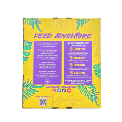 Stanky Sauce Yellow Adventure 3-Pack – Best Gourmet Hot Sauce Gift Set for Cooking, Hot Wings & Homemade Recipes